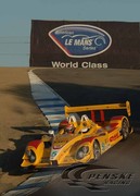 The DHL Penske Porsche RS Spyder attacks the famed "Corkscrew" at Laguna Seca